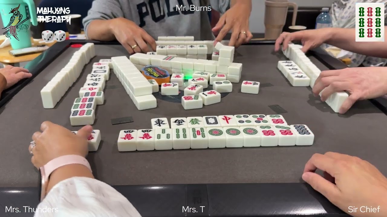 #943 Nov 5 2025 Hinde ‘to poker!♣️♠️♦️😂 #mahjongtherapy #mahjong 