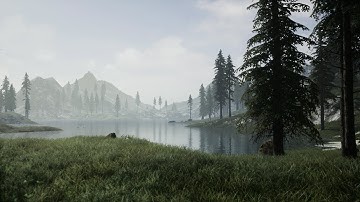 ☑️  Mountain Lake Forest (Speed Level Design / Unreal Engine 4)