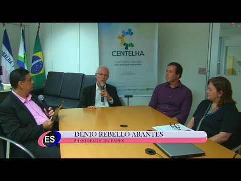 Programa Personalidades com o jornalista Jairo Ribeiro entrevistando o Presidente da FAPES Dr. Dênio