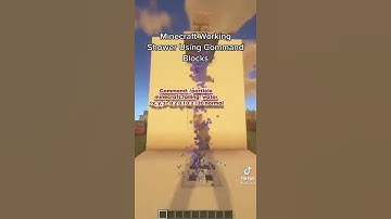 Minecraft Working Shower Using Command Blocks