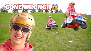 TOY CAR EXTREME JUMPING!! (30 MPH!!!)
