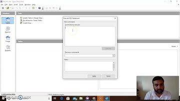 | RONAK PANCHAL CREATE TABLE STATEMENT IN APACHE OPEN OFFICE SQL DATABASE | DBMS PART - 1