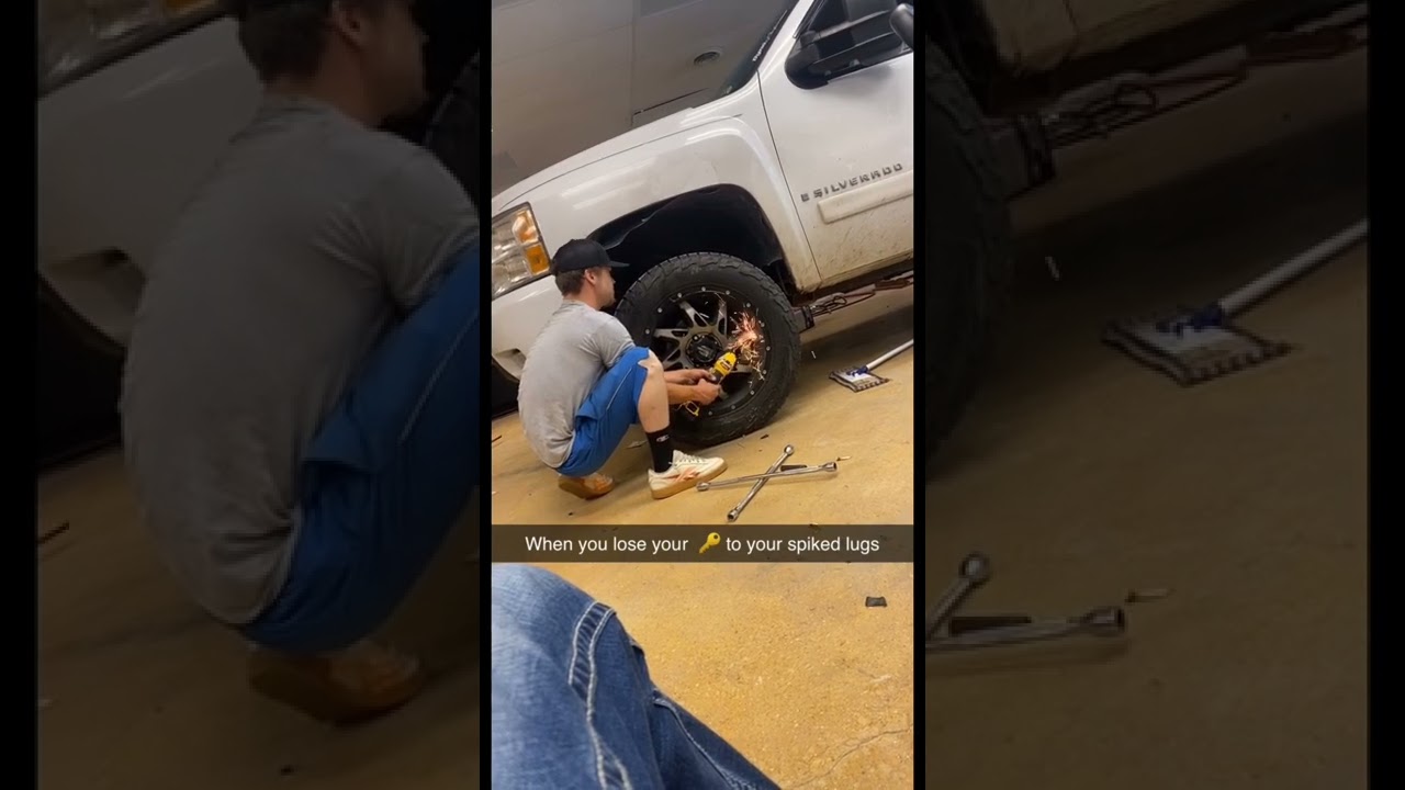 How to: fix losing your wheels spiked lug nut key 🔑