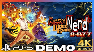 Angry Video Game Nerd 8-bit Demo Gameplay | PS5 Games | 4K HDR | No Commentary Gaming