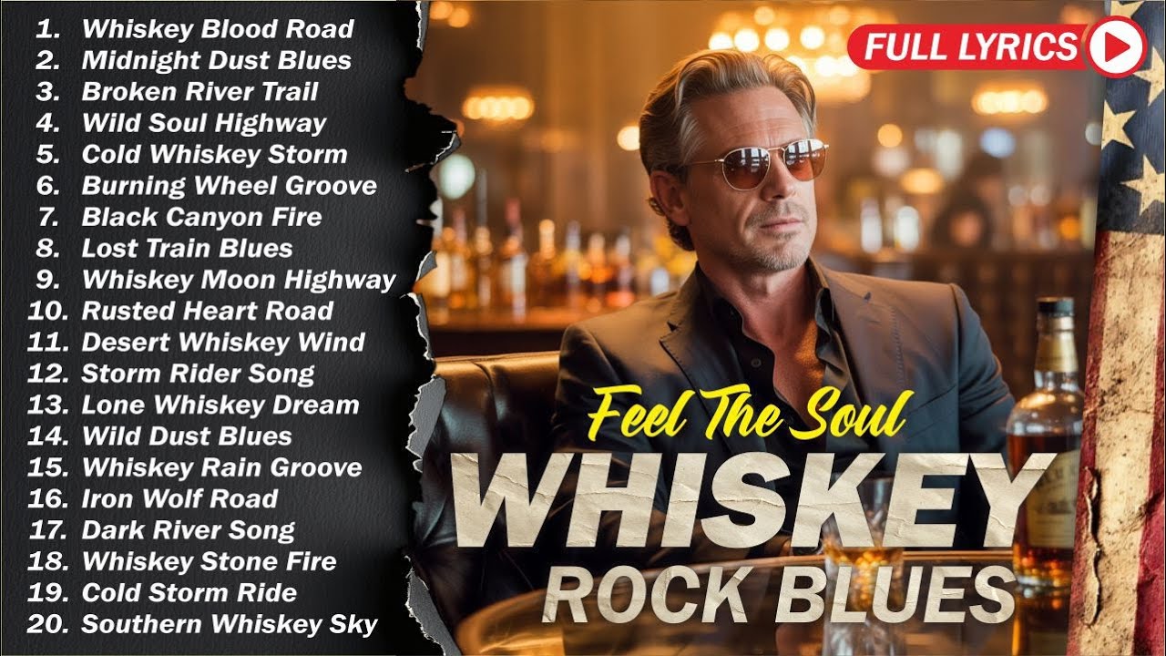Best of Blues Rock - Emotional Soulful Guitar & Soothing Blues Melodies for Relaxing | 24/7 Stream