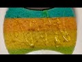 ASMR 🐛 Dry crispy sounds & super soapy ripping sponge bath w/ plastic clean scour off!