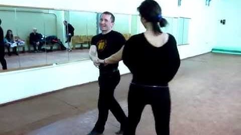 Zouk class in dance studio DancA  08 04 13