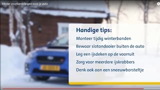 Winter voorbereidingen voor je auto