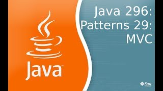 Урок Java 296: Patterns 29: MVC Урок Java 296: Patterns 29: MVC