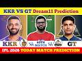 KKR vs GT Dream11 Prediction| KKR vs GT Today Match Prediction| IPL 2026 Match 60