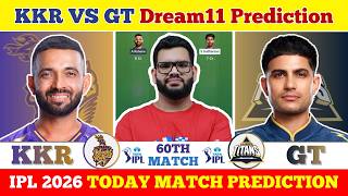 KKR vs GT Dream11 Prediction| KKR vs GT Today Match Prediction| IPL 2026 Match 60 screenshot 2