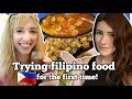 TRYING FILIPINO FOOD FOR THE FIRST TIME! 😵