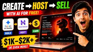 Build & Host AI Websites In Minutes! Google AI Studio → Hostinger (Beginner Guide)