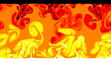 Rayleigh-Benard-convection in two dimensions