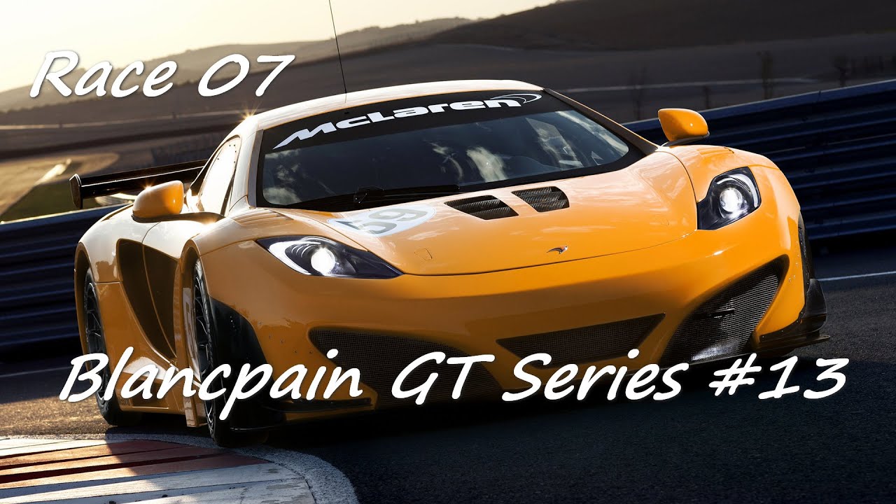 Race 07: Попытка пройти чемпионат Blancpain GT Series #13. Spa.