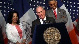 Mayor Bloomberg Presides Over Bill Signing Ceremony
