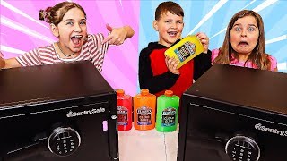Mystery Safe Slime Switch Up Challenge! | JKrew