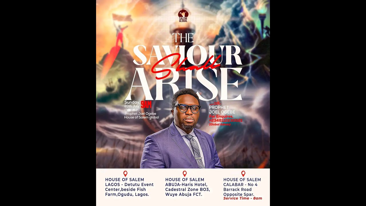 SUNDAY PROPHETICE GATHERING || 20-07-2025|| HOUSE OF SALEM, CALABAR