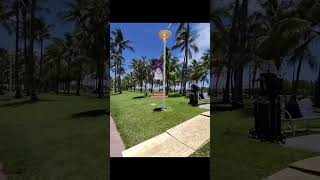 Come #exercise #miami #southbeach #beach #trending #fy #vibes #travel #walking #sightseeing #usa