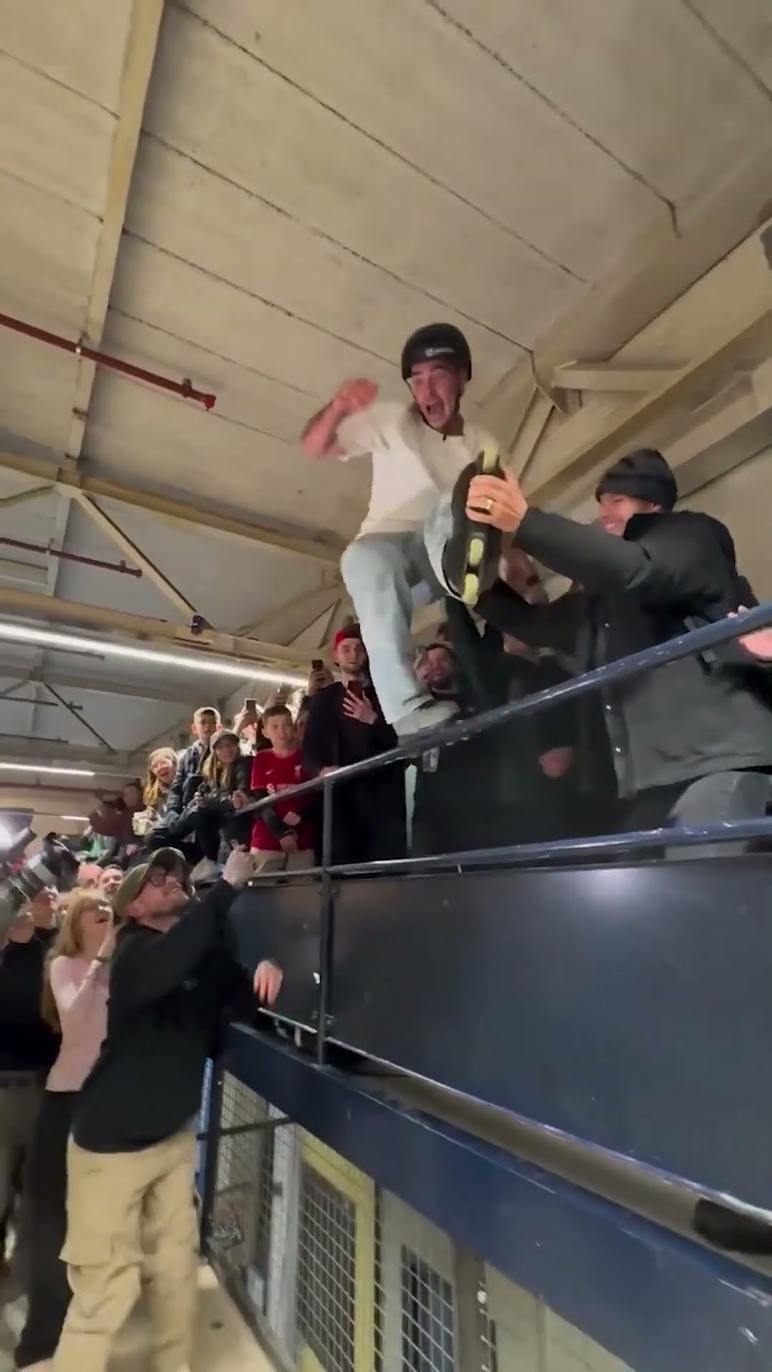 The Crowd Saved Him