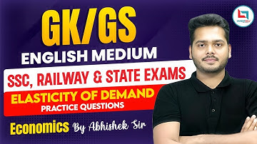 Elasticity of Demand - Practice Set | Micro Economics | Economics by Abhishek Sir #gkgs