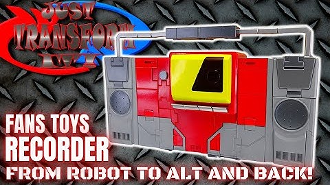 JUST TRANSFORM IT!: Fans Toys Recorder (Blaster)