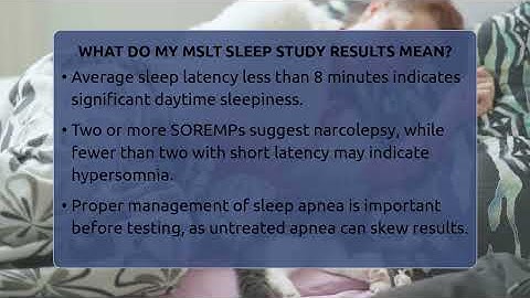 What Do My MSLT Sleep Study Results Mean? - Sleep Apnea Support Network