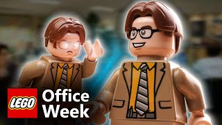 Jim Impersonates Dwight in LEGO - #legoofficeweek