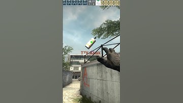 Smoke grenade spot #11 on Overpass | CSGO