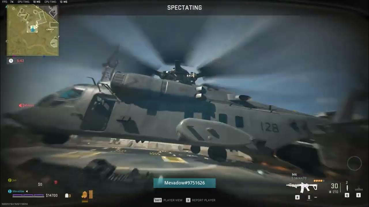 Call of Duty Modern Warfare 2(DMZ)EPIC TRIPLE KILL ON HELICOPTER ON