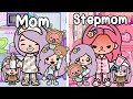 Mom vs stepmom  sad story  my evil stepmom  toca boca  toca life world