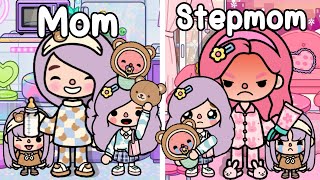 Mom VS Stepmom 🍼💅🏻 Sad Story | My Evil Stepmom! | Toca Boca | Toca Life World screenshot 1