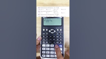 BẤM MÁY CASSIO TÌM TIỆM CẬN XIÊN CỦA ĐỒ THỊ HÀM SỐ