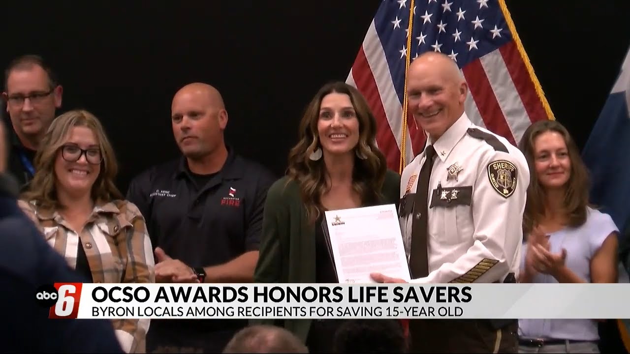 OCSO honors life savers with Fall Awards Ceremony - YouTube