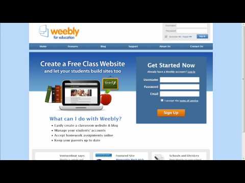 Weebly for Education Demo