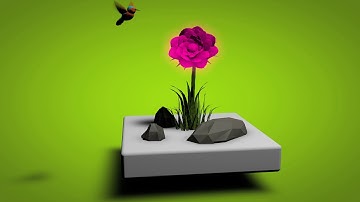 Low Poly Hummingbird