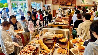 A fierce battle over bread! A Japanese bakery with long lines!　Amazing Skills of Japanese Bakers