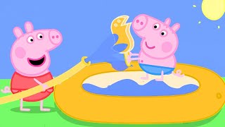 Peppa Pig Official Channel Peppa Pigs Puddling Pool