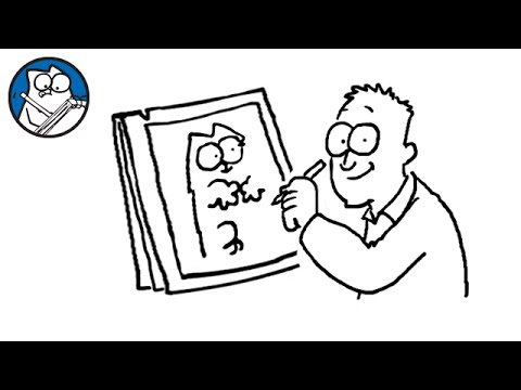 Video: How To Draw Simon The Cat?