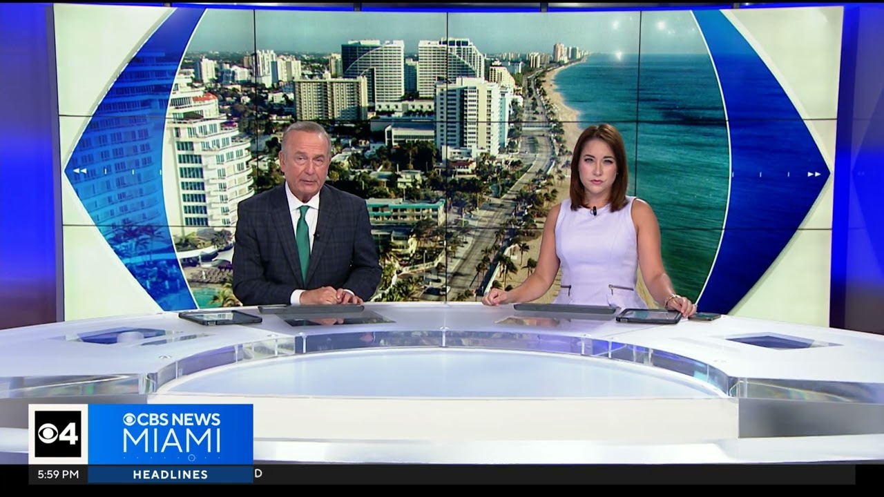 WFOR | CBS News Miami at 6pm - Headlines, Open and Closing - July 10, 2024