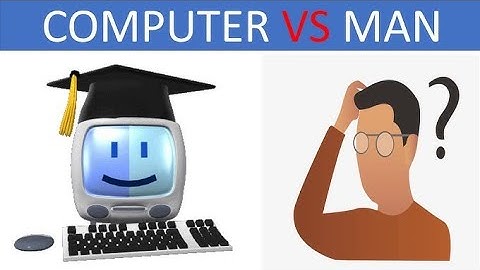 Man vs Computer | Class 3 Computer Lesson | Difference Between Man and Computer for Kids