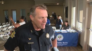 Interim Fresno Police Chief Andy Hall attends first community meeting in Northwest Fresno since his