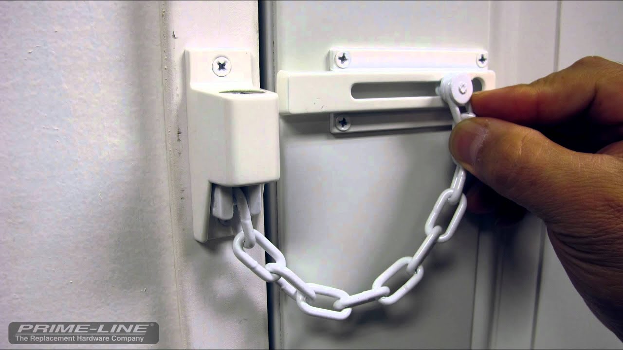 1PC Door Chain Lock Safety Guard Security Lock Cabinet Locks Screws New JT