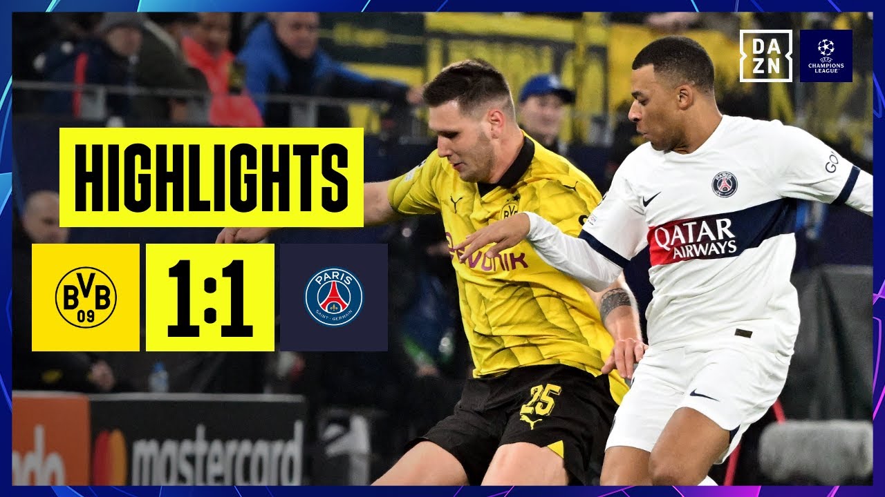 Paris Saint-Germain 0:1 Borussia Dortmund | Highlights - Champions League