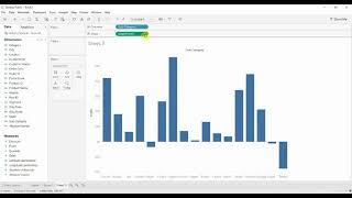 Tableau in Two Minutes - How to Create a Waterfall Graph