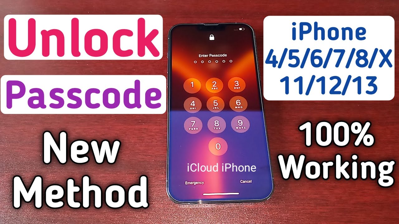 Unlock Iphone Forgot Passcode New Method Unlock Iphone Password Lock