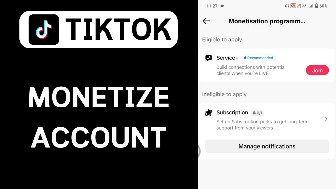 How To Monetize Tiktok Account - YouTube
