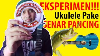 EXPERIMENT!! Ukulele Using FISHING LINE