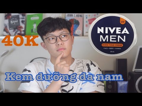 Dùng thử kem dưỡng da nam Nivea 40K và cái kết// Skincare for Men// Hello Cơm