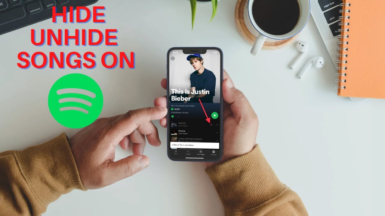 How to Hide/Unhide Songs in Spotify on iPhone and Android (2022)🔥